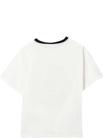 Fendi White T-shirt With Logo