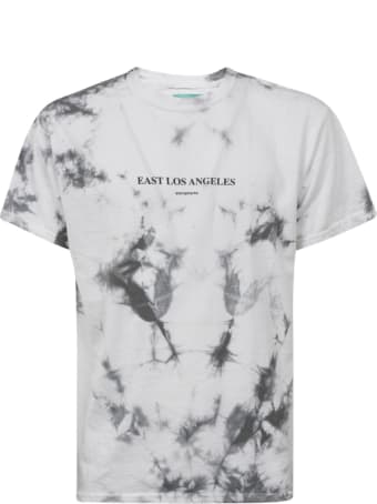 Backsideclub Dirt Effect Logo T-shirt