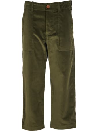 Jejia Green Courdoy Trousers
