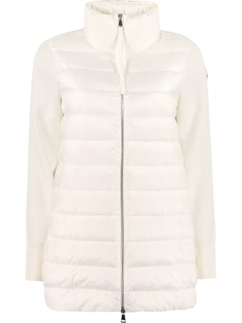 Moncler Knitted Sleeves Padded Jacket