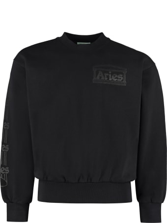 Aries Cotton Crew-neck Sweatshirt