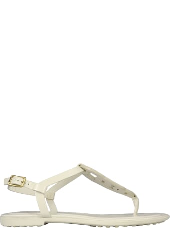 Tod's Sand. Gom Ov Infr. Catena Flat Shoes