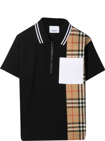 Burberry Black Polo Shirt