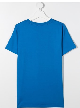 Givenchy Blue Jersey T-shirt With Logo