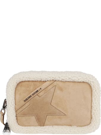 Golden Goose Brown Suede Star Bag