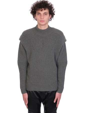 Jacob Lee Knitwear In Khaki Cashmere