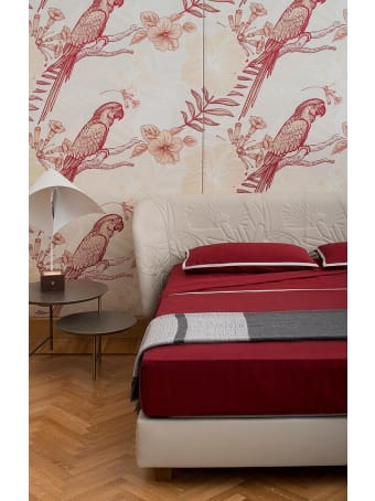 Midsummer Milano Cordonetto Red Bed Set