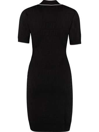 Fendi Knitted Sheath Dress
