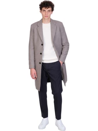 Theory Hunter Pants In Blue Wool