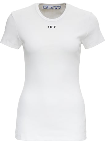 Off-White Stretch Jersey T-shirt