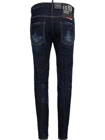 Dsquared2 Denim Jeans With Color Splash Detail