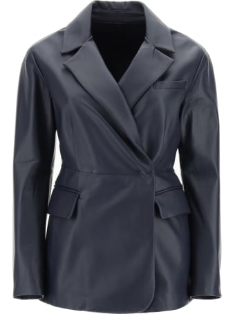 SportMax Single-breasted Nappa Jacket