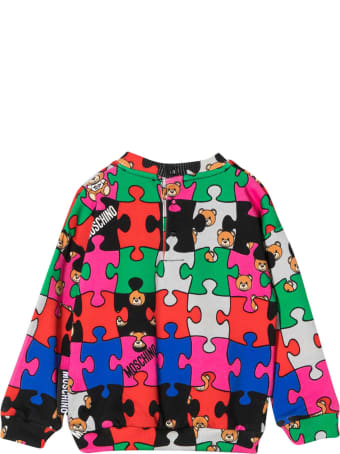 Moschino Multicolor Sweatshirt With Round Neck