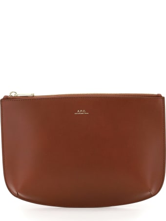 A.P.C. Sarah Leatherclutch