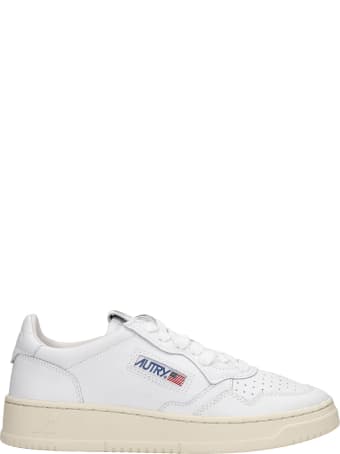 Autry 01 Sneakers In White Leather