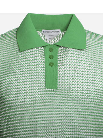 Bottega Veneta Loose Weave Polo Made Of Cotton