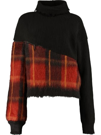 Ben Taverniti Unravel Project Oversized Turtleneck Sweater