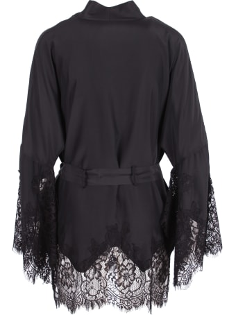 Gold Hawk 'coco Lace' Silk Shirt