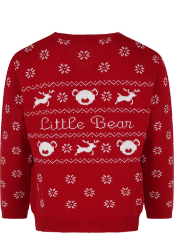 Little Bear Red Sweater For Kids