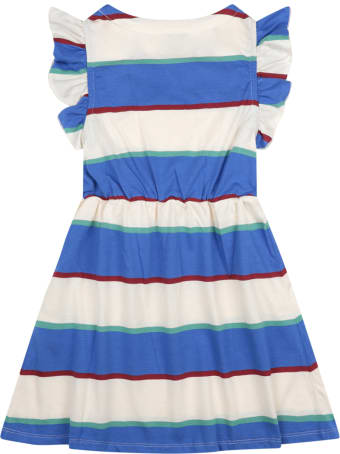 Bobo Choses Multicolor Dress For Girl With Logo