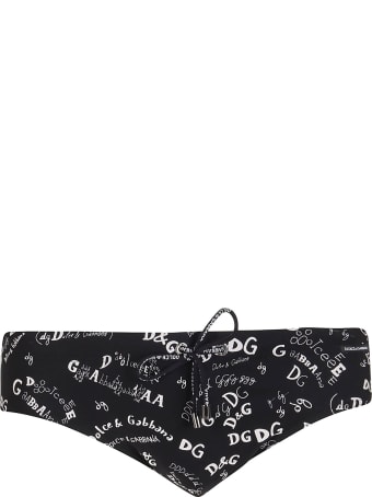 Dolce & Gabbana Black Swimming Trunks