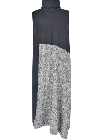 Y's High-neck Sleeveless Long Dress