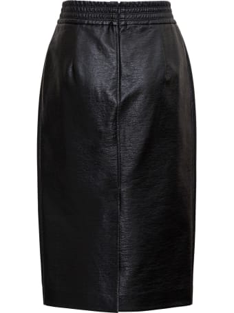 Jucca Leatherette Midi Skirt