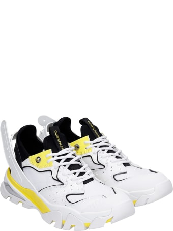 Calvin Klein Jeans Calador Sneakers In White Leather