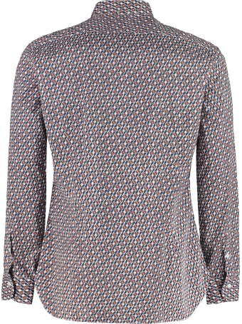 Barba Napoli Printed Cotton Shirt