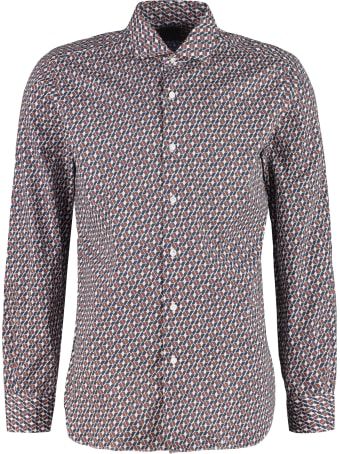 Barba Napoli Printed Cotton Shirt