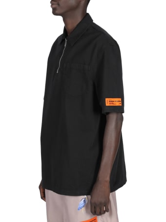 HERON PRESTON Heron Spray Half Zip Shirt