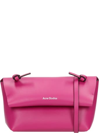 Acne Studios Alexandria Larg Hand Bag In Fuxia Leather