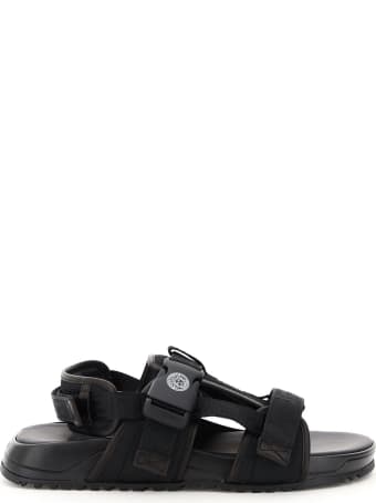 Versace Sandals With Greca Straps