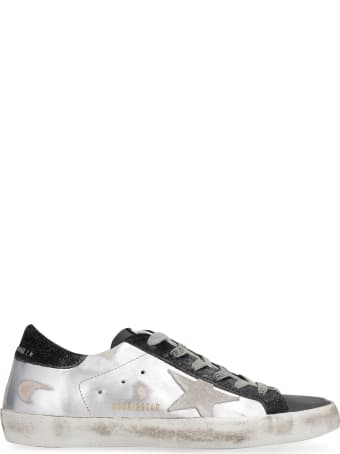 Golden Goose Superstar Metallic Leather Lace-up Sneakers