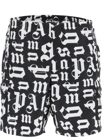 Palm Angels Monogram Swim Trunks