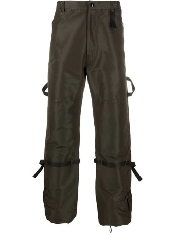 N.21 Dark Green Cargo Trousers