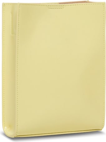 Jil Sander Tangle Sm Crossbody Bag In Black Leather