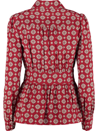 MICHAEL Michael Kors Printed Silk Blouse