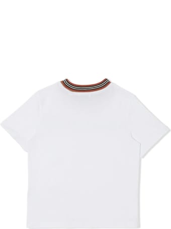 Burberry Shortbread Jersey T-shirt With Logo Print