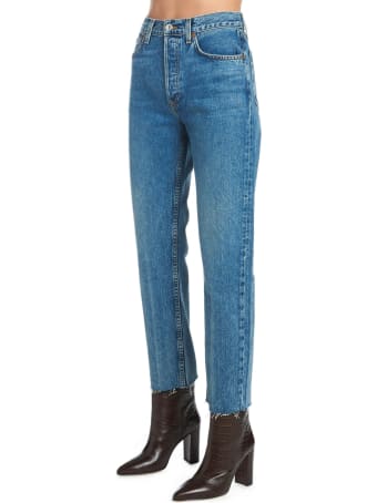 RE/DONE 'high Rise Stove Pipe' Jeans