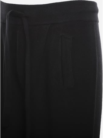 Laneus Knitted Bermuda Shorts With Fringed Hem