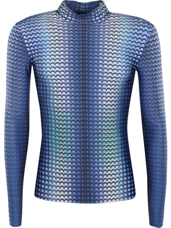Marine Serre Rear Crescent Print Slim Top