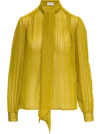 Saint Laurent Lurex Silk Blouse