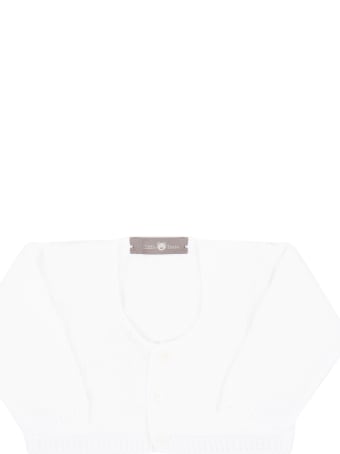 Little Bear White Cardigan For Babykids