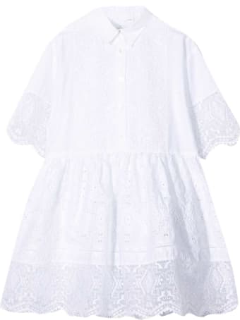 Ermanno Scervino Junior Dress With Geometric Pattern