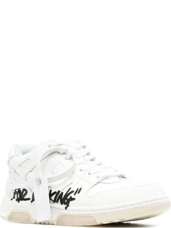 Off-White Man White "out Of Office" Sneakers