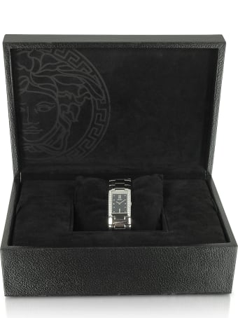 Versace Greca - Ladies' Stainless Steel And Diamond Watch