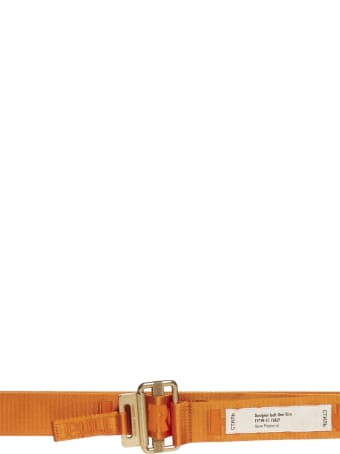 HERON PRESTON Logo Jacquard Canvas Belt