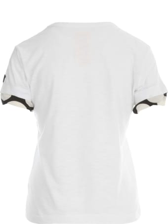 Y's Uneven Yarn X Pe Polka Pig Rn S/s T-shirt