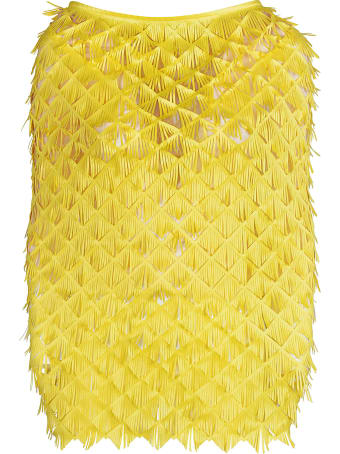 Paskal Laser Cut Midi Skirt